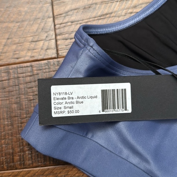 NWT Noli Yoga Liquid Elevate Bra - Arctic Blue - Picture 10 of 12